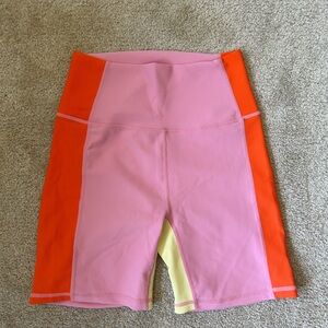 Wilo the Label color block biker shorts